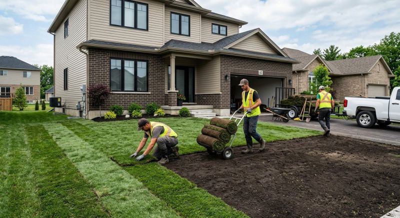 Grass Installation in Rockwall, TX