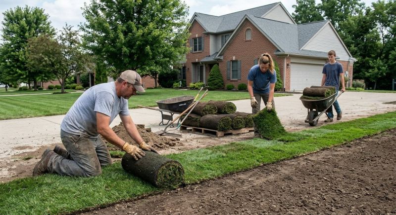 Yard Sodding in Rockwall, TX