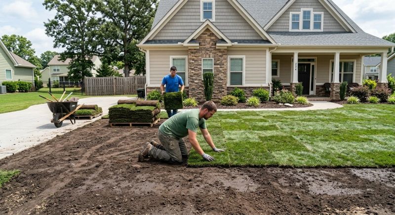 Yard Sodding in Rockwall, TX